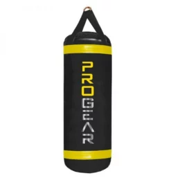 PROGEAR 4FT 80LB Luxury Heavy Punching Bag Black/Yellow