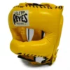 Cleto Reyes Traditional Headgear With Pointed Nylon Face Bar Yellow
