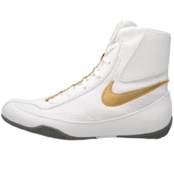 Nike Machomai 2 White/Gold Boxing Shoes