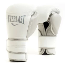 Everlast Powerlock2 Pro Hook N Loop Training Gloves White/Grey