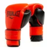 Everlast Powerlock2 Pro Hook N Loop Training Gloves Neon Red/Black