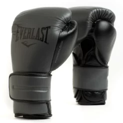 Everlast Powerlock2 Pro Hook N Loop Training Gloves Grey/Black