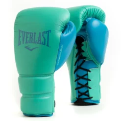 Everlast Powerlock2 Pro Laced Training Gloves Biscay/Sky Blue/Black
