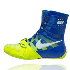 Nike HyperKO Volt / White / Game Royal Boxing Shoes