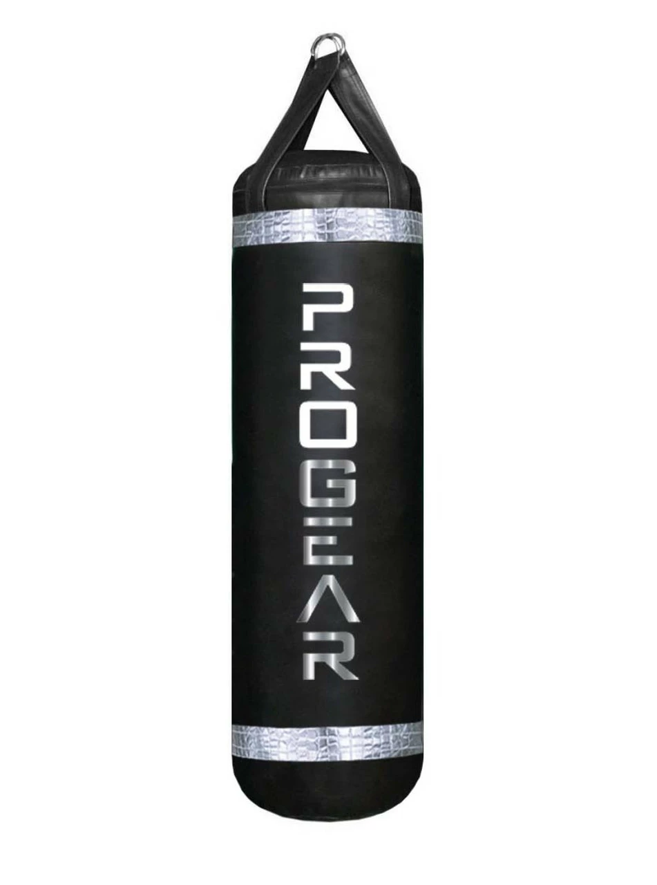 PROGEAR 4FT 80LB Luxury Heavy Punching Bag Black/Platinum