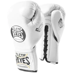 Cleto Reyes Safetec Professional Boxing Fight Gloves White