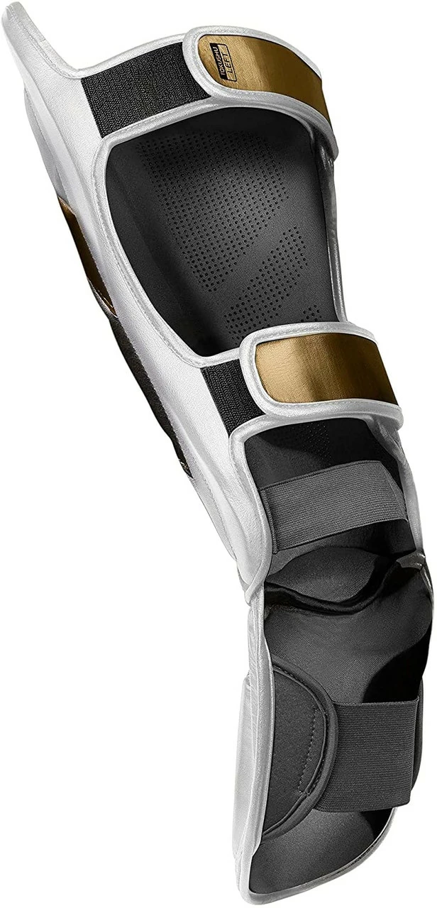 Hayabusa T3 Striking Shinguards White/Gold - Image 3