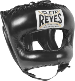 Cleto Reyes Traditional Headgear With Pointed Nylon Face Bar Black