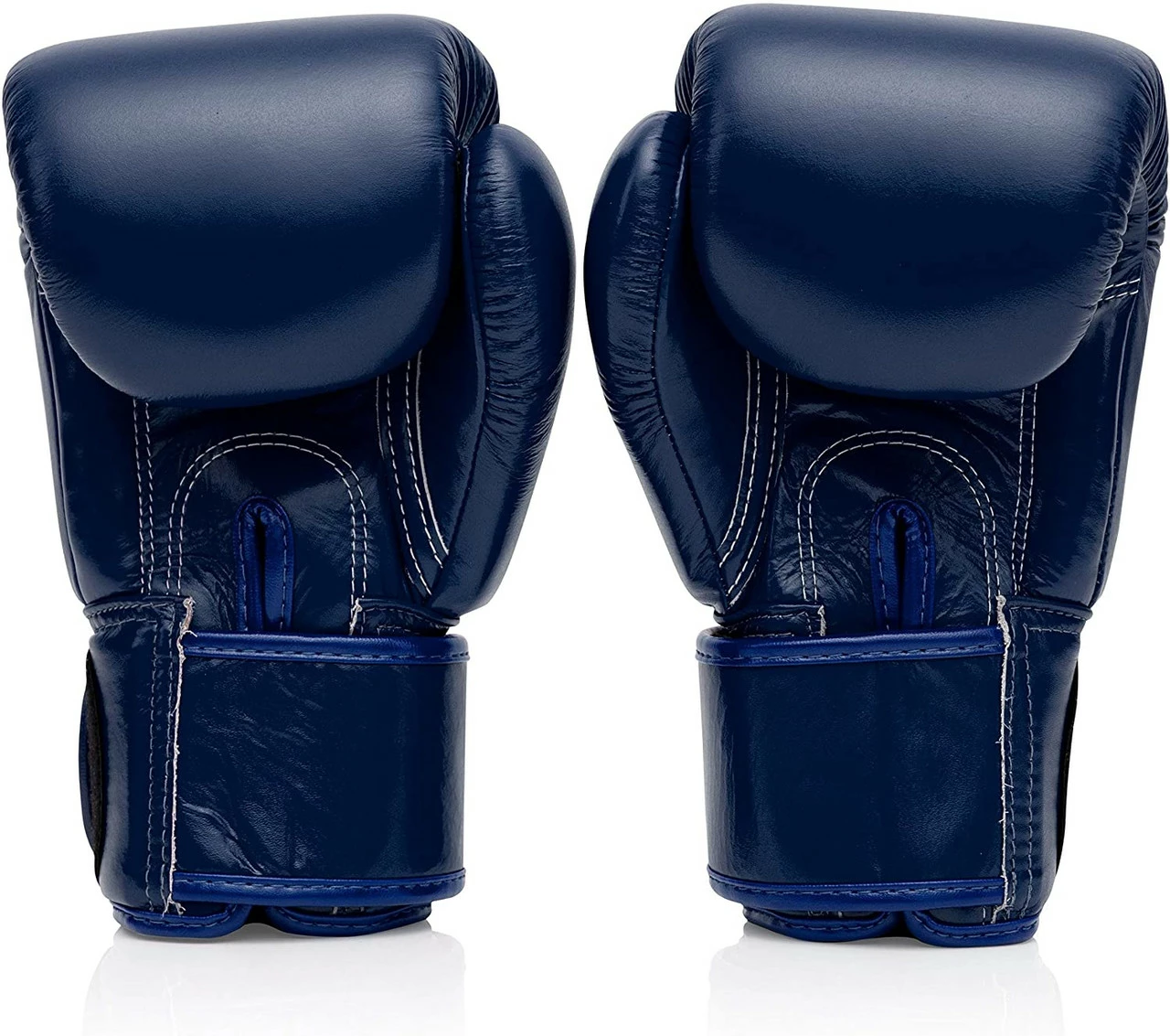 Fairtex BGV1 Muay Thai Boxing Training Sparring Gloves Blue - Image 2
