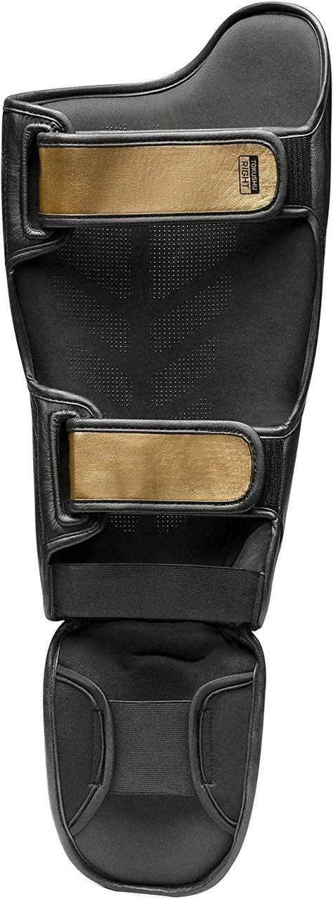 Hayabusa T3 Striking Shinguards Black/Gold - Image 2