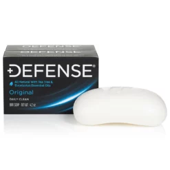 Defense Soap 4 Oz Bar (Pack Of 2) - 100% Natural And Herbal Pharmaceutical Grade Tea Tree Oil. Made In USA.