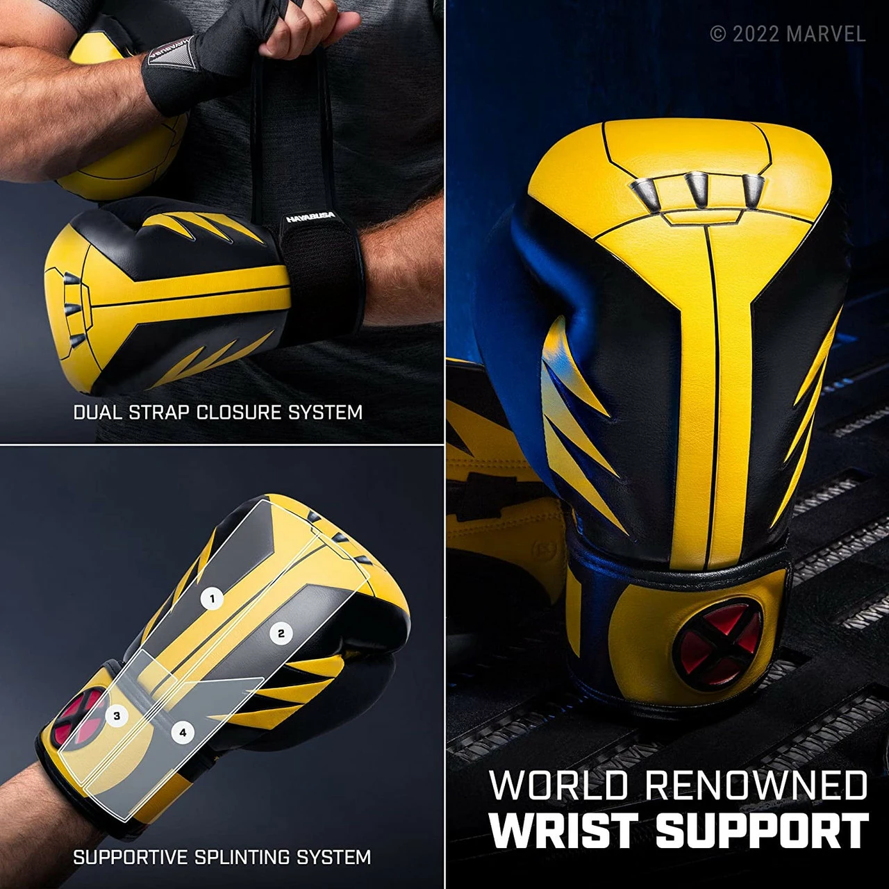Hayabusa Marvel’s Wolverine Boxing Gloves - Image 3