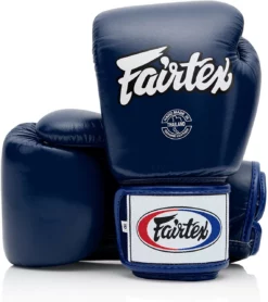 Fairtex BGV1 Muay Thai Boxing Training Sparring Gloves Blue