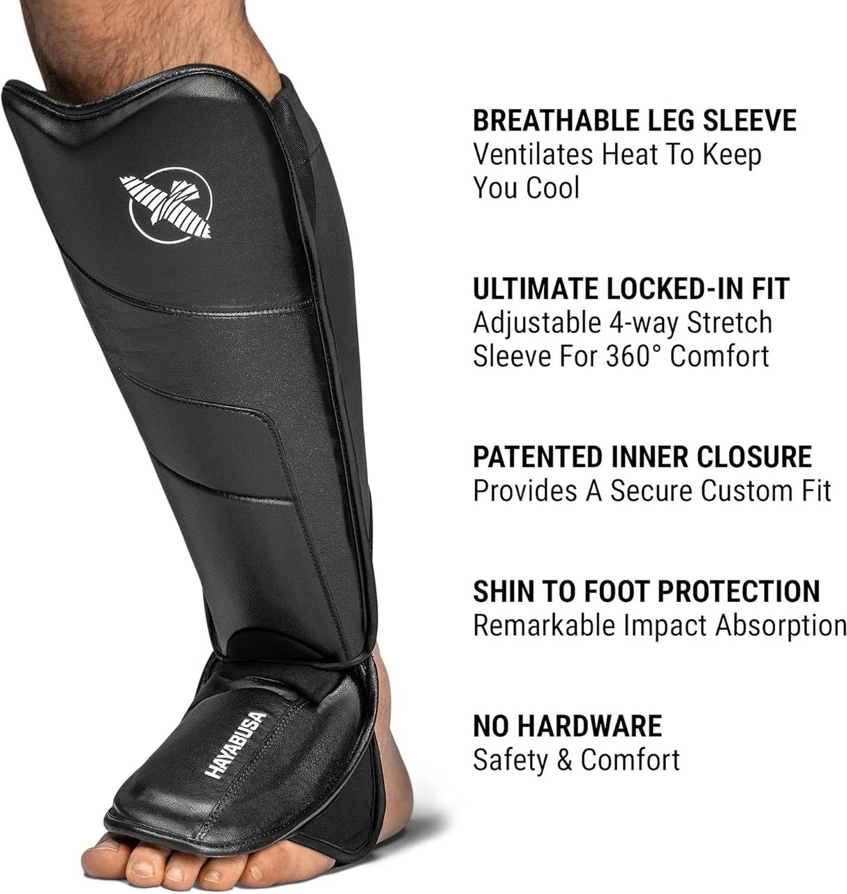 Hayabusa T3 Full-Back Shin Guards - Image 5