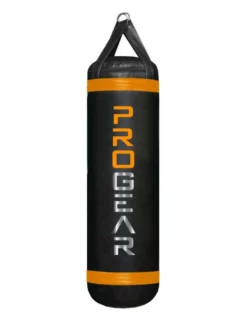 PROGEAR 4FT 80LB Luxury Heavy Punching Bag Black/Orange