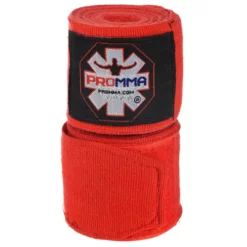 PRO MMA SEMI-STRETCH Red Hand Wraps MADE IN USA