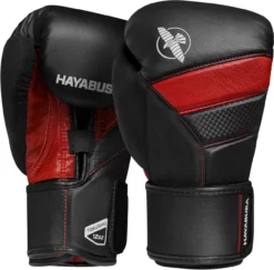 Hayabusa T3 Boxing Gloves Black/Red
