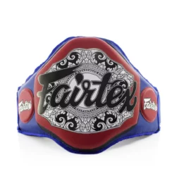 Fairtex Boxing Muay Thai Microfiber Belly Pad Blue/Red