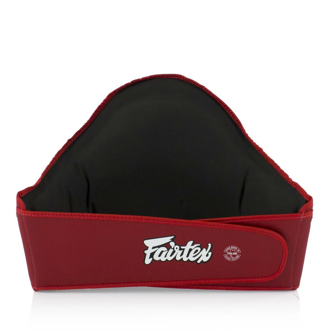 Fairtex Boxing Muay Thai Microfiber Belly Pad Red/Blue - Image 3