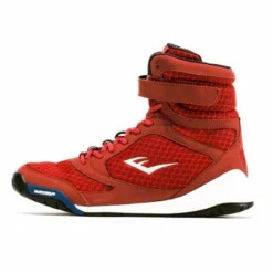 Everlast Elite High Top Boxing Shoes Red