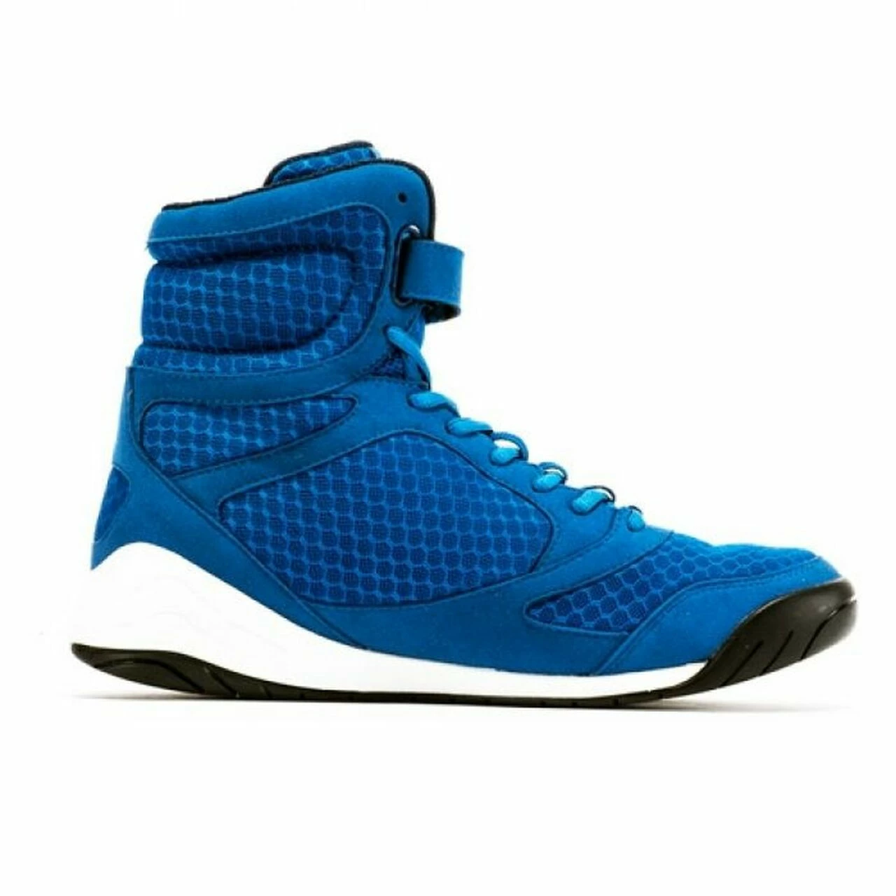 Everlast Elite High Top Boxing Shoes Blue - Image 4