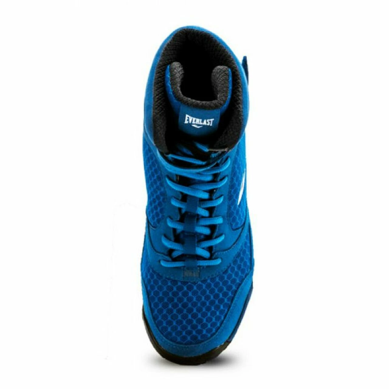 Everlast Elite High Top Boxing Shoes Blue - Image 3