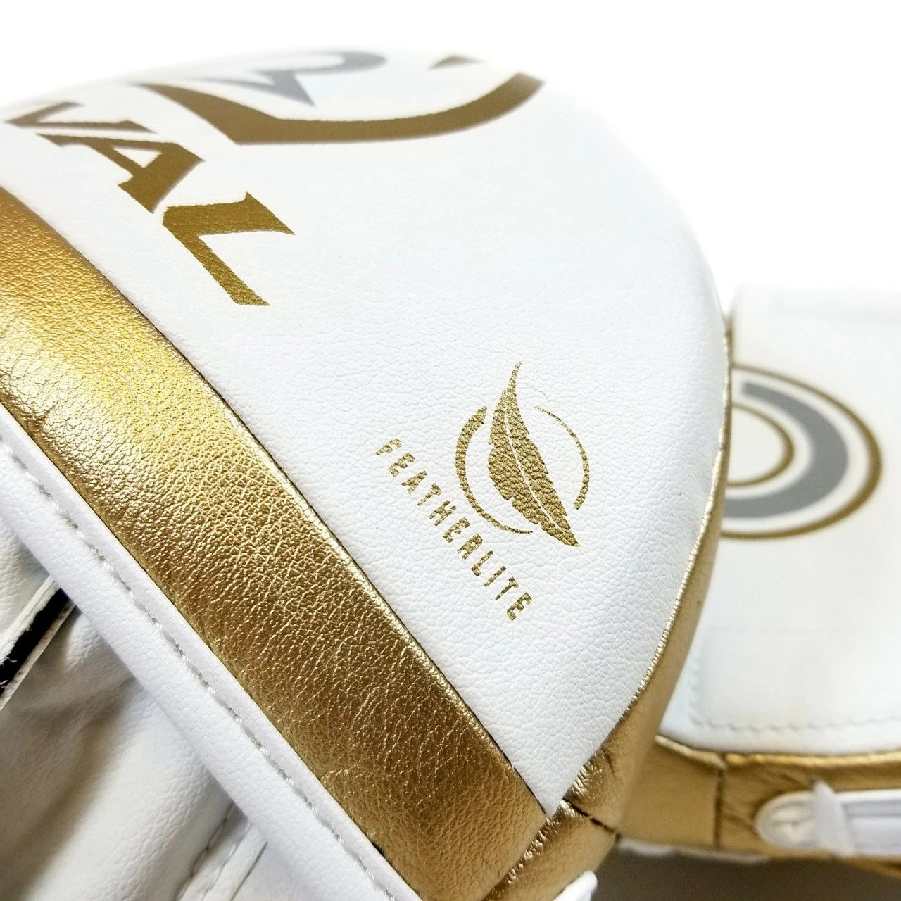 RIVAL 100 SERIES PRO PUNCH MITT WHITE/GOLD - Image 4