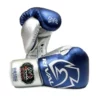 RIVAL RS100 Professional Boxing Sparring Gloves Blue/Silver
