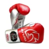 RIVAL RS100 Professional Boxing Sparring Gloves Red/Silver