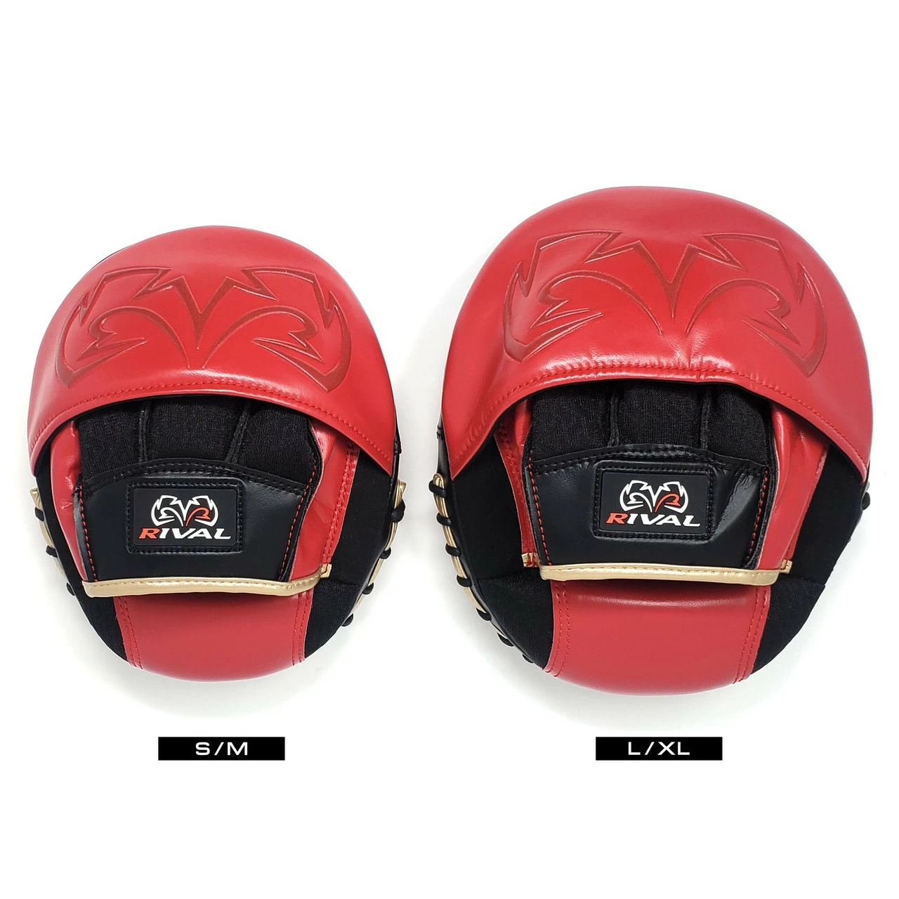 RIVAL RPM80 IMPULSE Punch Mitts Red - Image 4