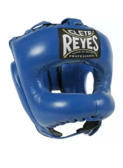 Cleto Reyes Traditional Headgear With Pointed Nylon Face Bar Blue
